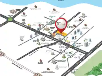 Sunteck Sky Park location map